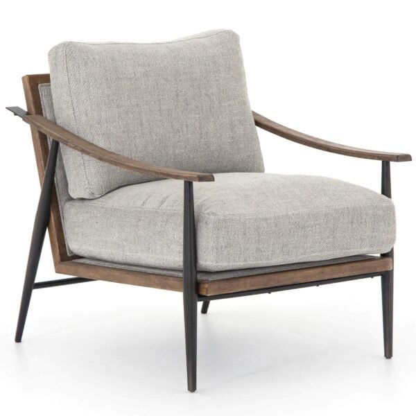 Kennedy Chair, Gabardine Grey by Four Hands