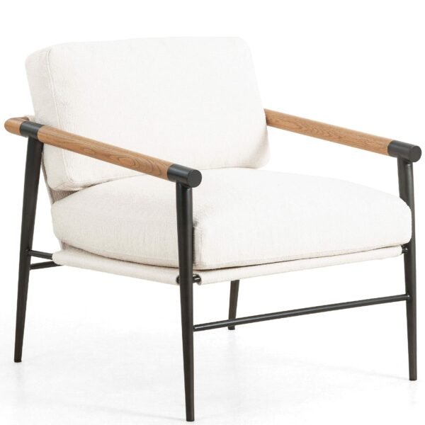 Rowen Chair, Fayette Cloud by Four Hands