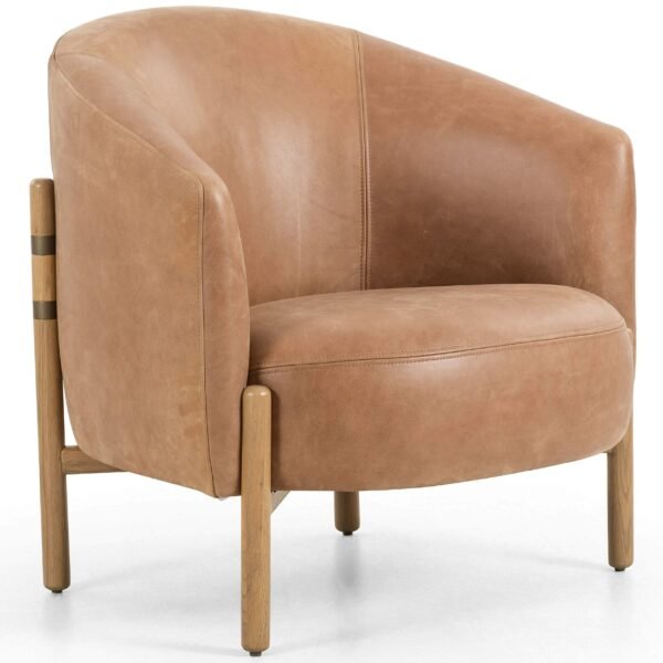 Enfield Leather Chair, Palermo Cognac by Four Hands