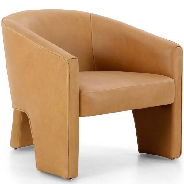 Fae Leather Chair, Palermo Butterscotch