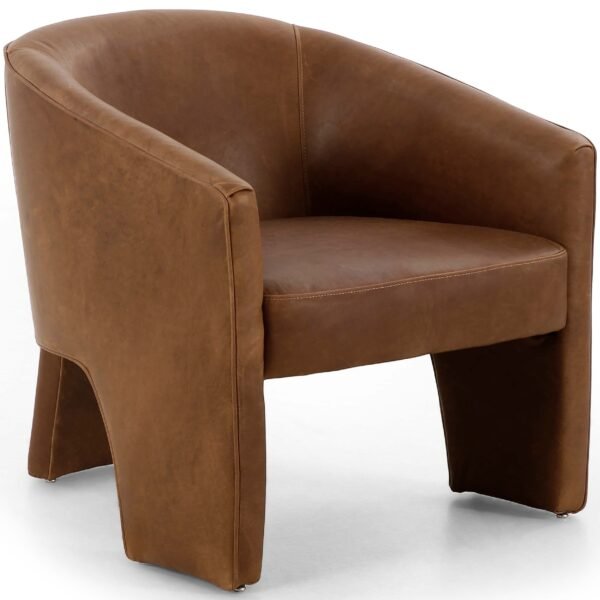 Fae Leather Chair, Heirloom Sienna