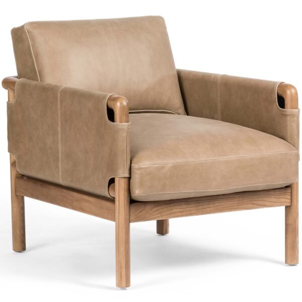 Navarro Leather Chair, Palermo Drift