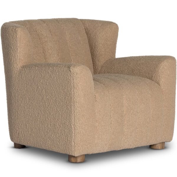 Elora Chair, Sheepskin Camel by Four Hands