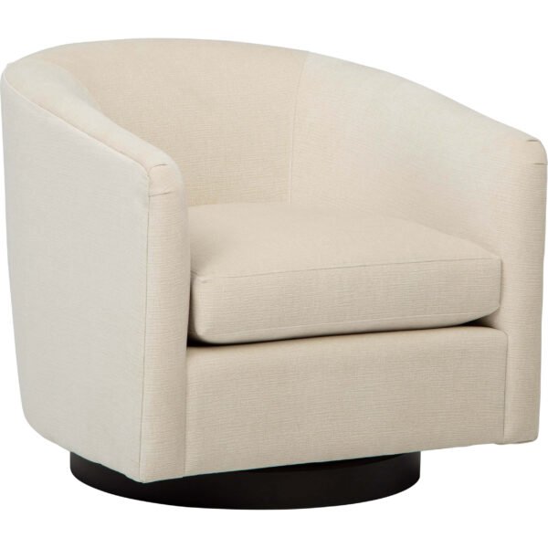 Coltrane Swivel Chair, Colby Cream