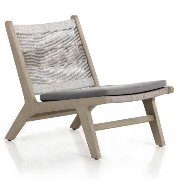 Julian Outdoor Chair, Heathered Grey by Four Hands