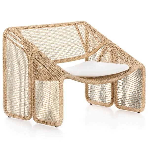 Selma Outdoor Chair, Natural Hyacinth by Four Hands