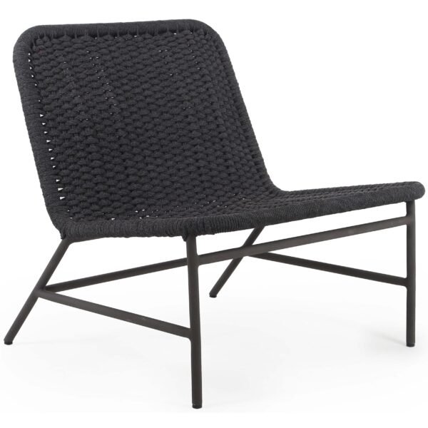 Bruno Outdoor Chair, Dark Grey by Four Hands