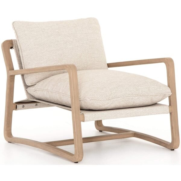Lane Outdoor Chair, Faye Sand/Washed Brown by Four Hands